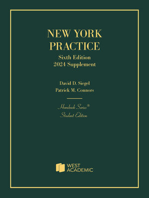 cover image of New York Practice, 6th, Student Edition